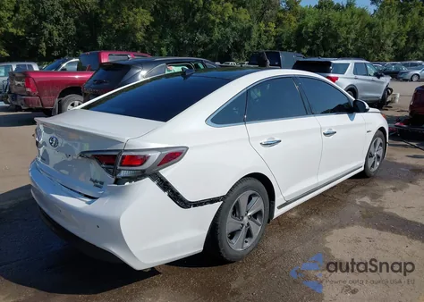 2017 Hyundai Sonata Hybrid Limited из США, поврежденный, VIN KMHE34L13HA056119